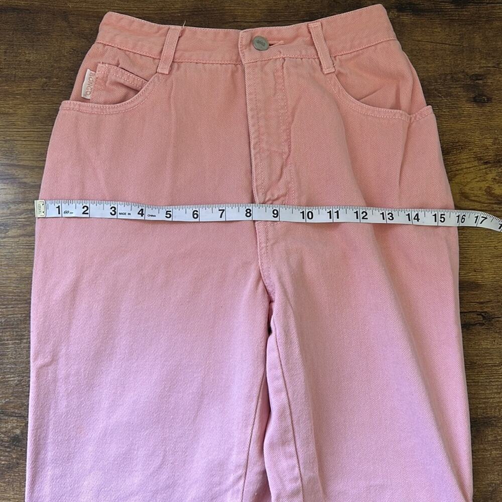 Vintage 90’s BONGO Light Pink High Waisted Cotton Mom-Jeans - Picture 5 of 12
